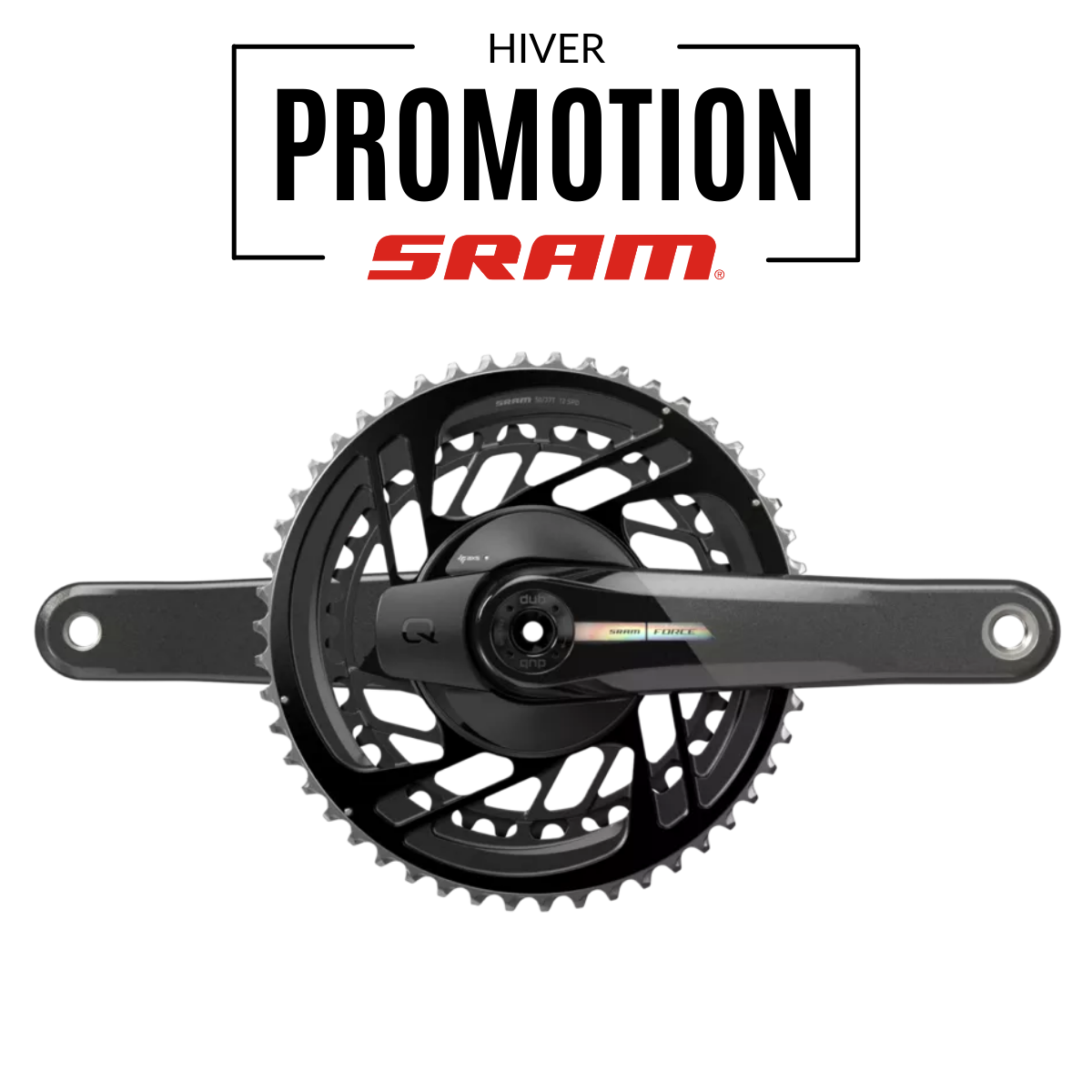 Capteur de puissance Sram Force E1 Dub12V 50/37 – Cavaliere Bici