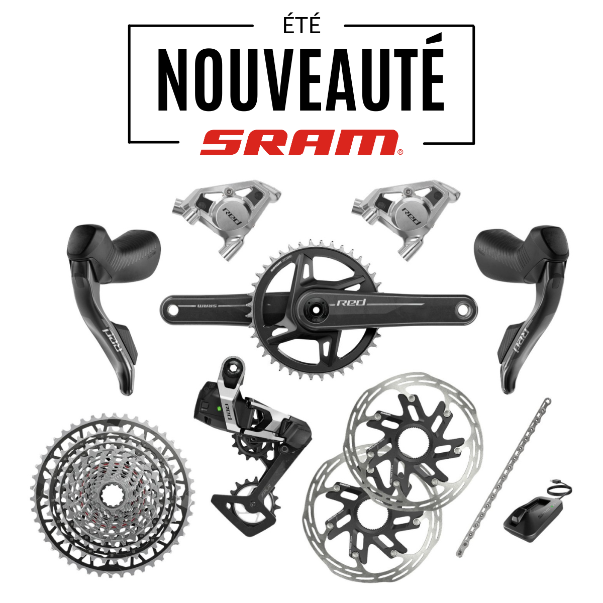 Groupe Sram Sram Rival Hydraulique Mini Groupe SRAM Rival ETap AXS 12V