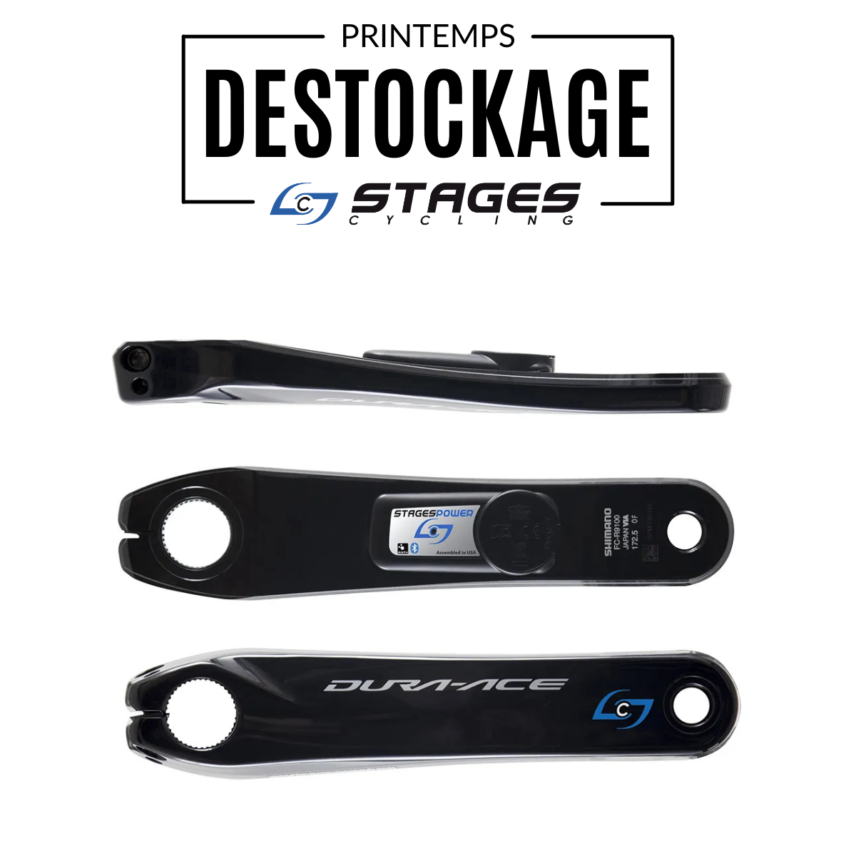 Shimano 105 R7000 Crank Arm Gen Stages Power L Stages Carbon For