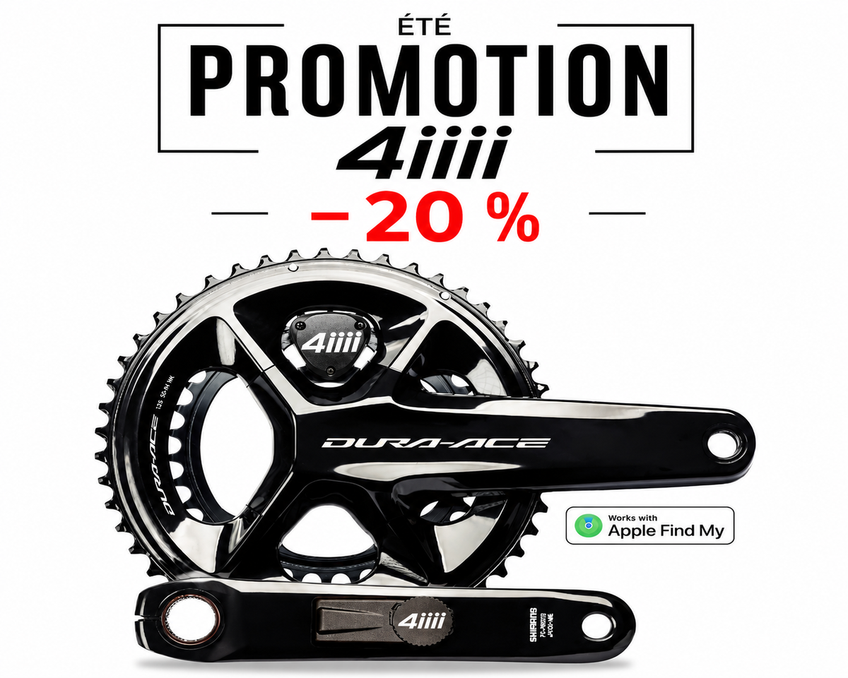 Pédalier SHIMANO DURA-ACE 9200 Powermeter DOUBLE 4iiii Precision 3+