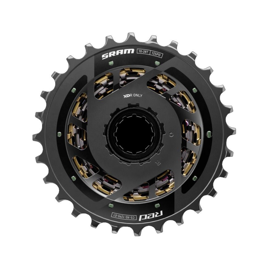 Cassette SRAM RED AXS E1 XG1290 12 vitesses Rainbow