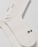Chaussettes Maap Division Mono Sock White