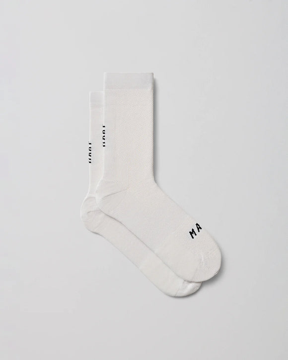 Chaussettes Maap Division Mono Sock White
