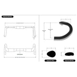 Cintre DEDA Superzero RS Alu Noir