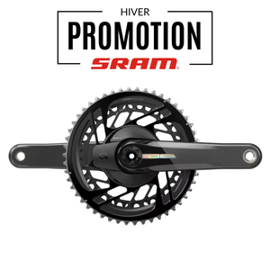 PÉDALIER AVEC CAPTEUR DE PUISSANCE FORCE AXS E1 2X DUB 165mm 46-33D - ROYAL VELO FRANCE