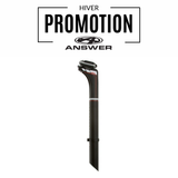 Tige de selle ANSWER Carbon SL 30.9 Recul 20mm Carbone Noir