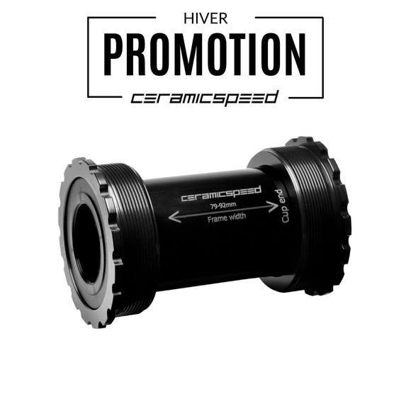 Boitier de pédalier CERAMICSPEED T47/86 Shimano Coated