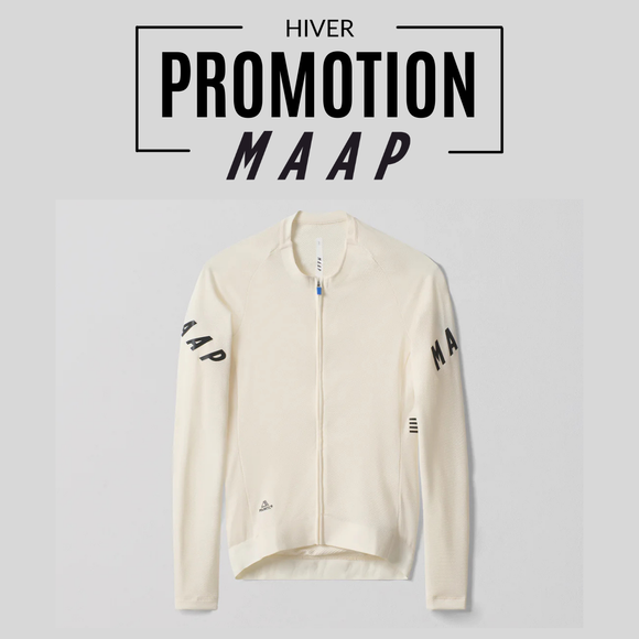 Maillot Maap Aeon LS Jersey Chalk
