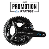 Pédalier SHIMANO DURA ACE R9200 12v avec Capteur de Puissance Stages Cycling (côté droit)