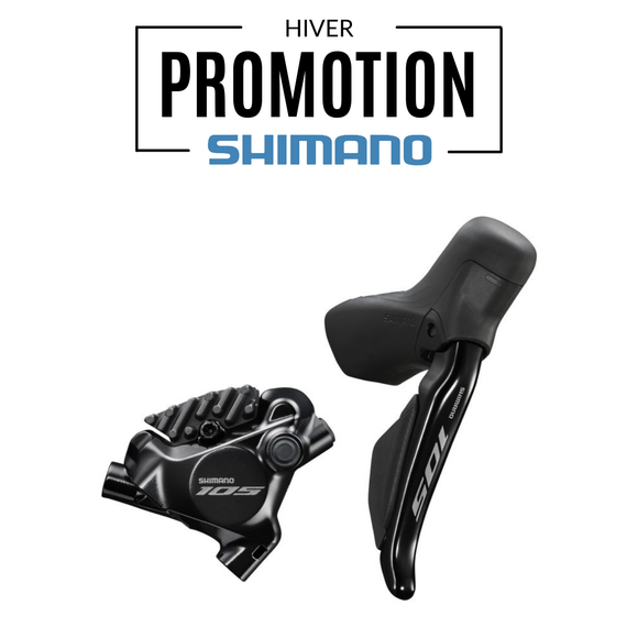 Levier droit SHIMANO 105 R7170 avec étrier & durite
