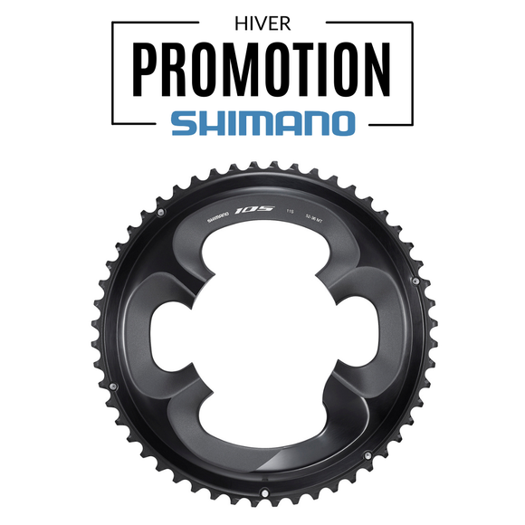 Grand plateau SHIMANO 105 R7000 Noir
