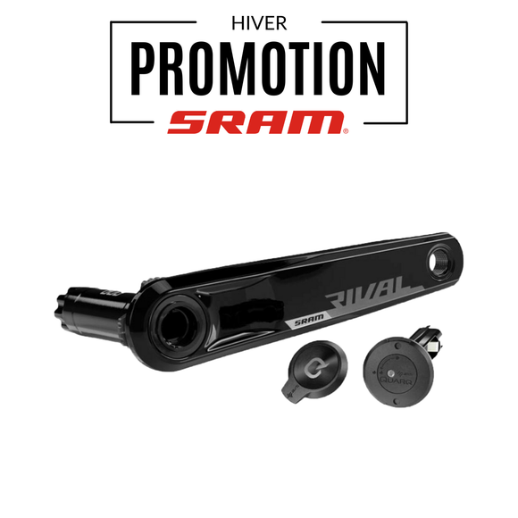 Manivelle Gauche SRAM RIVAL Capteur de Puissance Quarq