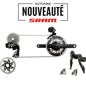 Groupe complet SRAM RED E1 AXS Disc 2x12v SANS COMPTEUR