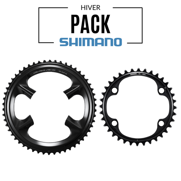 Jeu de Plateaux SHIMANO DURA-ACE FC-R9200 52-36 (Combo Grand Plateau 52 + Petit Plateau 36)