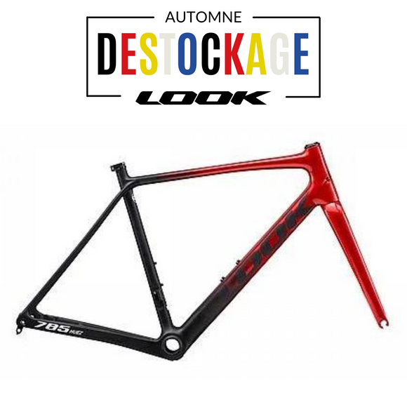 KIT CADRE LOOK 785 HUEZ BLACK METALLIC RED MAT GLOSSY LABEL DISC