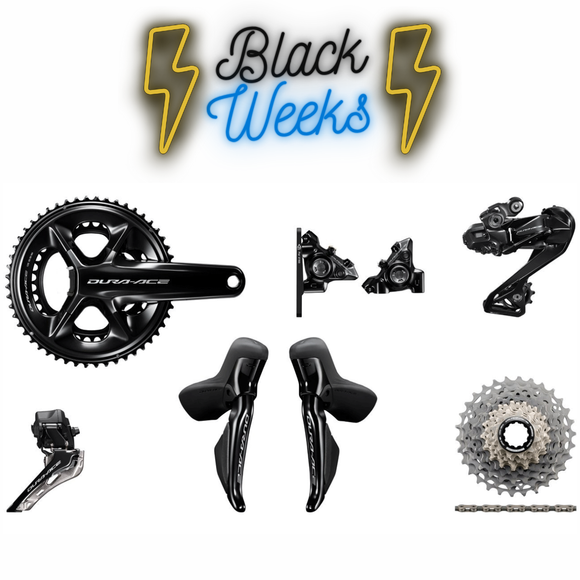 Groupe Complet SHIMANO Dura-Ace Di2 R9270 12 vitesses - avec capteur de puissance DOUBLE 4iiii+