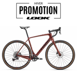 LOOK 765 GRAVEL DISC RED DUST APEX 1X12 SHIMANO WH-RS 370