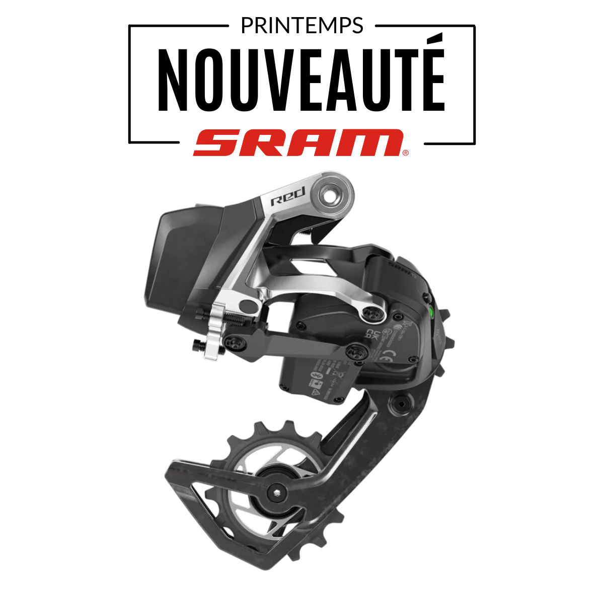 Dérailleur arrière Sram Red AXS XPLR E1 1x13v Dérailleur arrière Sram Red AXS XPLR E1 1x13v