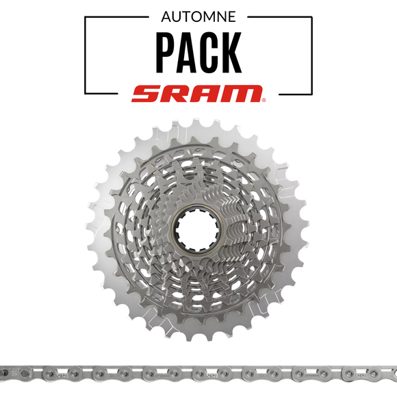 PACK! Cassette SRAM RED E1 AXS XG1270 12v + Chaine SRAM RED E1 AXS 12v