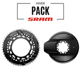 PACK! Plateaux à visser SRAM Force E1 fileté + Etoile capteur SRAM FORCE E1 AXS Thread Mount QUARQ