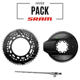 PACK! Plateaux à visser SRAM Force E1 fileté + Etoile capteur SRAM FORCE E1 AXS Thread Mount QUARQ