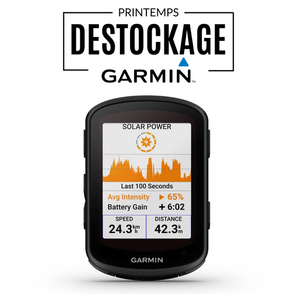 DESTOCKAGE! Compteur GPS Garmin Edge 540 Solar