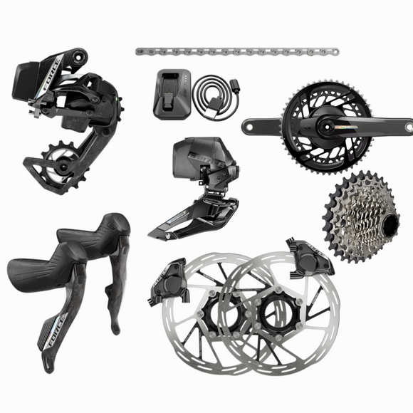 Groupe complet SRAM FORCE E1 AXS Disc 2x12v avec Pédalier Force D2