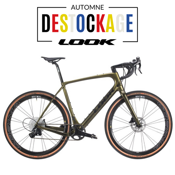 LOOK 765 GRAVEL RS METALLIC GREEN HOPE DISC