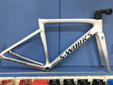 Specialized S-Works Tarmac SL7 - Gloss metallic_white silver in 54 - WITHOUT WHEELS