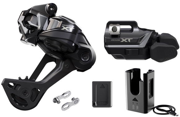Kit Upgrade SHIMANO XT Di2 M8250 Wireless SGS Chape Longue I-Spec EV montage Levier