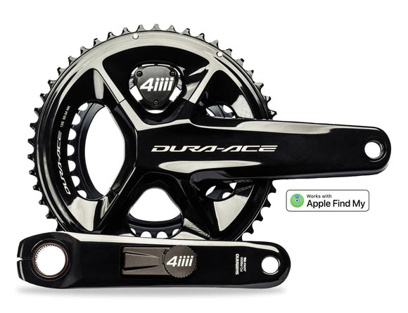 SHIMANO DURA-ACE 9200 crankset with DOUBLE 4iiii Precision 3+ Pro power meter (right star, left crank & chainrings)