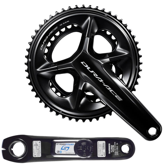 SHIMANO DURA ACE R9200 12v Crankset with Left Crank Power Meter Stages Cycling