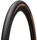 Pneu Gravel HUTCHINSON Caracal Race Mach Tread 3.0 TLR Flanc Marron