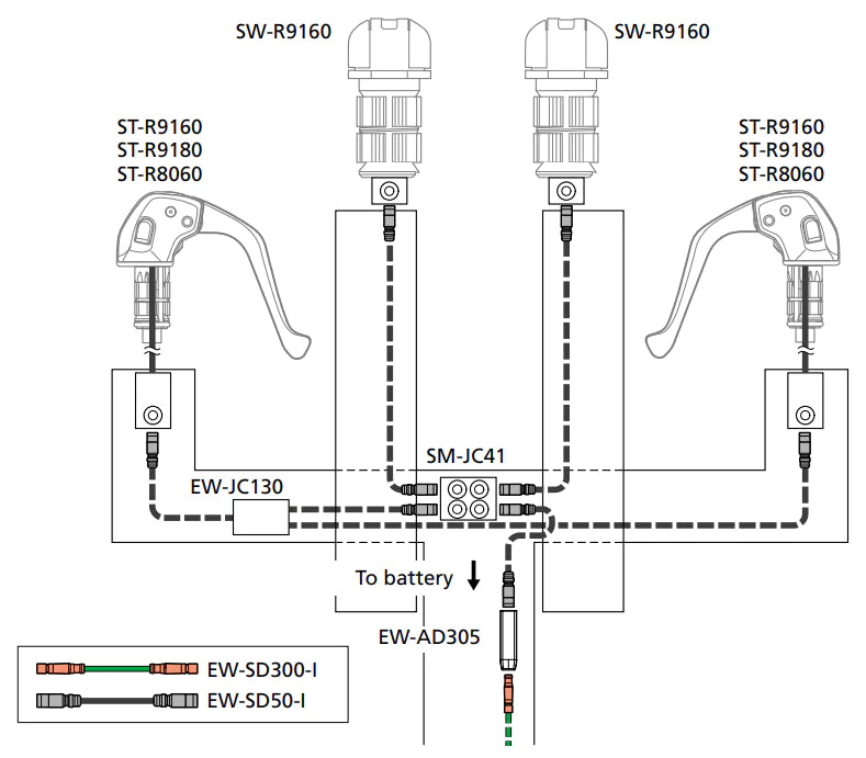 Shimano SW-R9160 Triathlon Satellite Buttons - WeRideOnShop