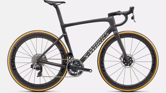PROMO ! Specialized S-Works Tarmac SL7 - Satin Carbon / Spectraflair Tint / Gloss Brushed Chrome 2022 en 52 - SANS ROUES