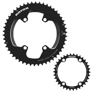 Rotor 110x4 chainrings for Shimano R9200 &amp; R8100 crankset