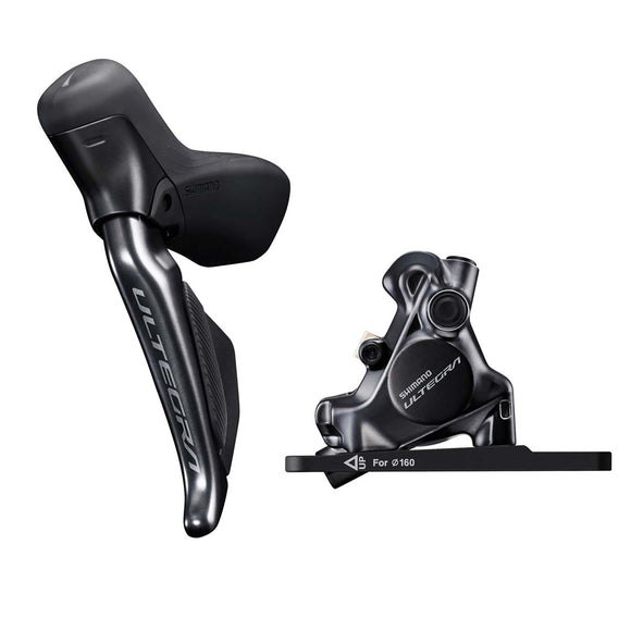 SHIMANO ULTEGRA R8170 Di2 left lever with caliper and 12-speed hose
