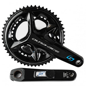 SHIMANO DURA-ACE 9200 crankset with DOUBLE STAGES CYCLING power meter (right star, left crank &amp; chainrings)