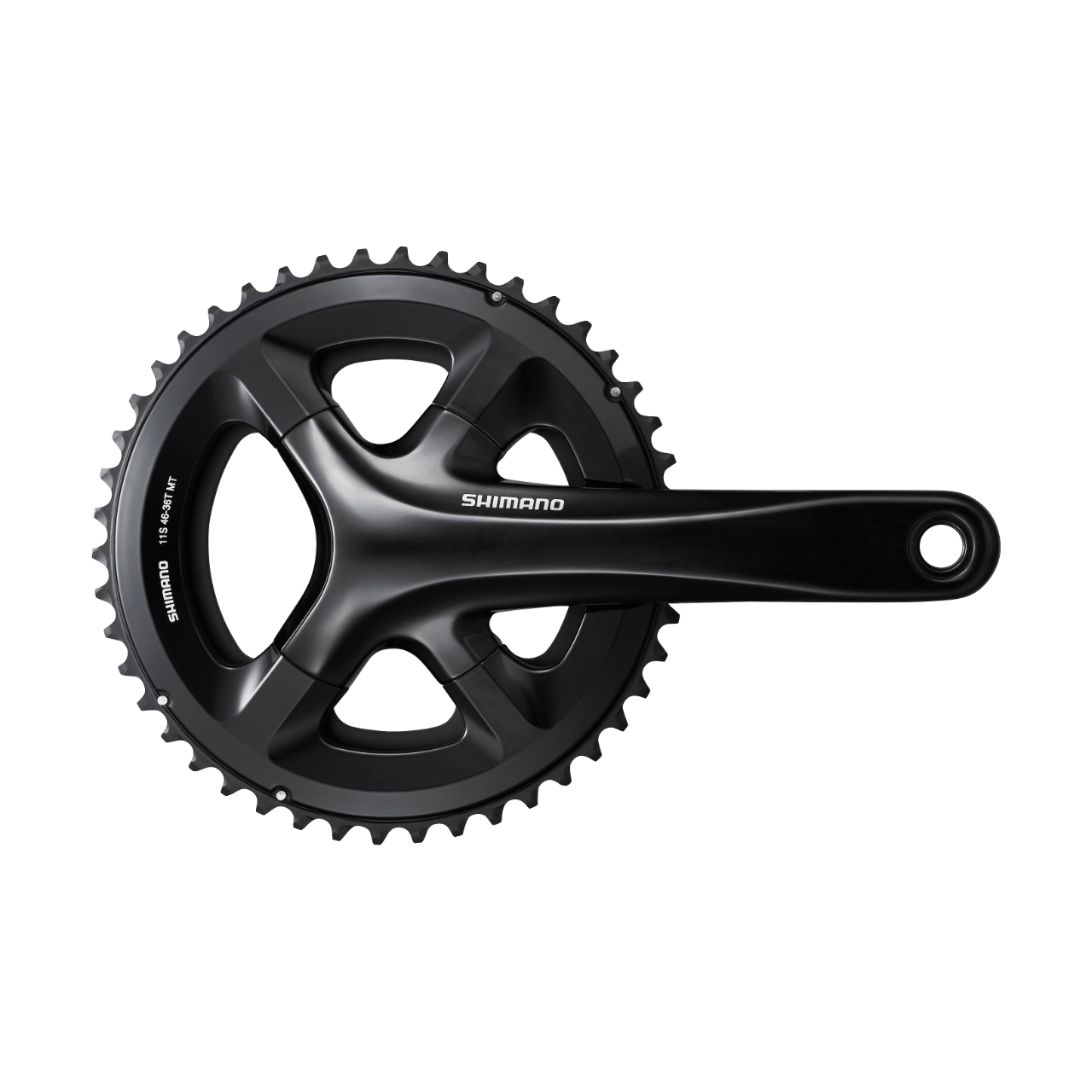 Pédalier Route 170mm – Plateaux 50/34 Dents – BCD 130mm – Trou Carré – En Alliage Aluminium Noir – Pour Vélo De Route