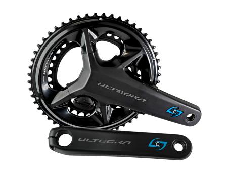 SHIMANO ULTEGRA 8100 crankset with DOUBLE STAGES CYCLING power meter (right star, left crank & chainrings)