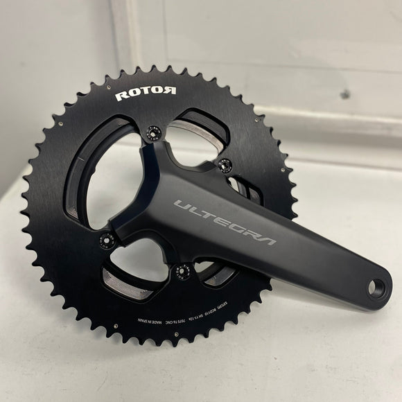 SHIMANO ULTEGRA R8100 Crankset with Rotor Chainrings
