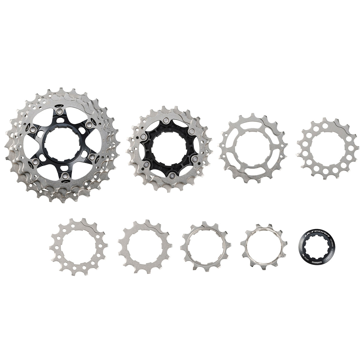 Shimano Ultegra Cassette R8000 11 Vitesses - 11-30 Argent - Cassette Vélo Route Haut De Gamme 11V