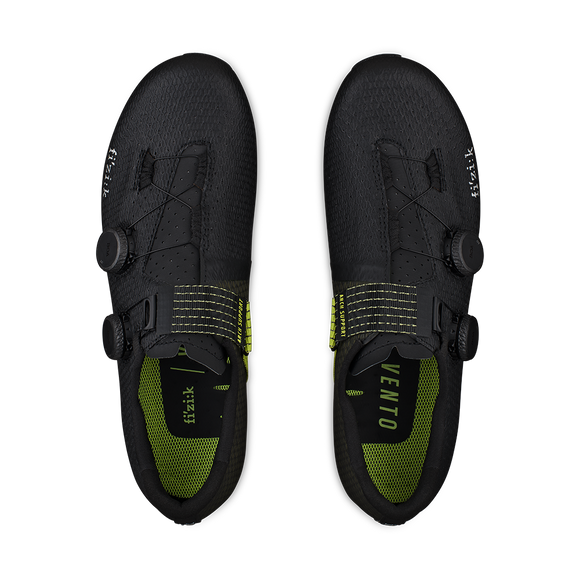 Chaussures Fizik Vento Stabilita Carbon Black Fluo Yellow